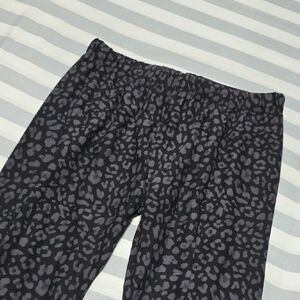 SWEETLEGS Black Leopard Print Leggings